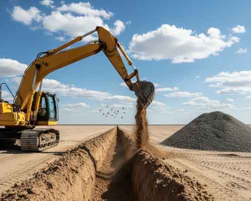 Backfilling Material Supplier in UAE | Salem Al Maskri Transport